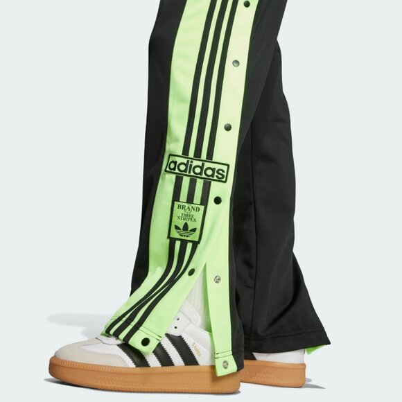 ADIDAS Women's Black / Green Adibreak Pants - Picture 1 of 11